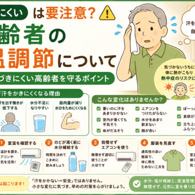 高齢者の体温調整について