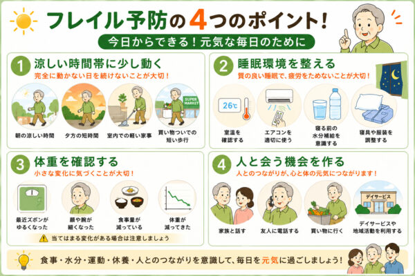 フレイル予防のポイント