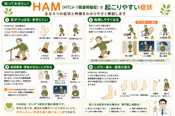 HAMに起こりやすい症状