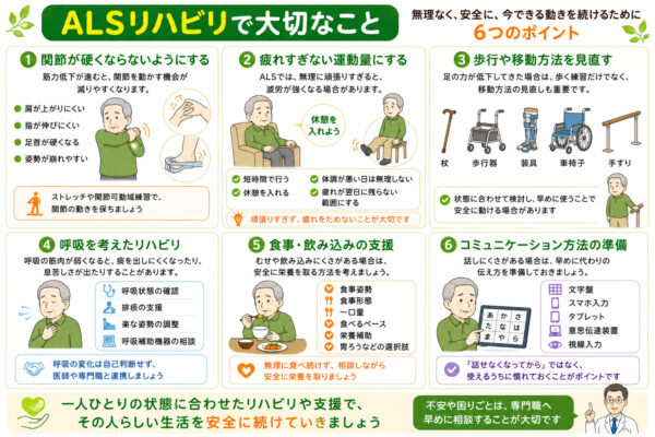 ALSリハビリで大切なこと