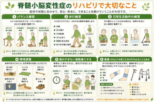 脊髄小脳変性症のリハビリ