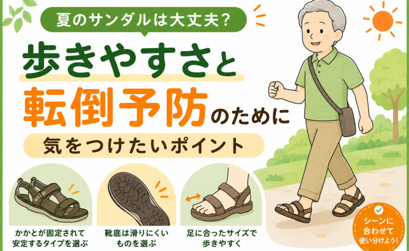サンダルの選び方
