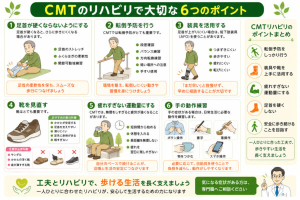 CMTのリハビリで大切なこと