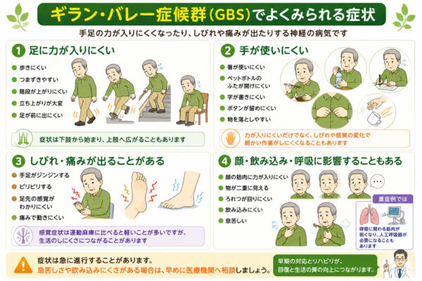 GBSでみられる症状