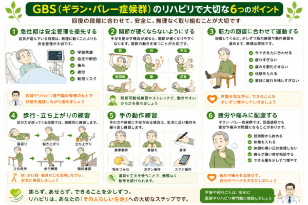 GBSのリハビリ注意点