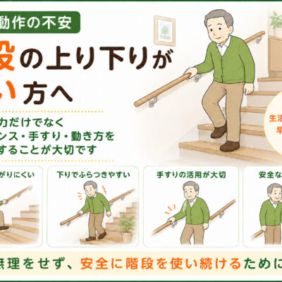 階段の昇り降り