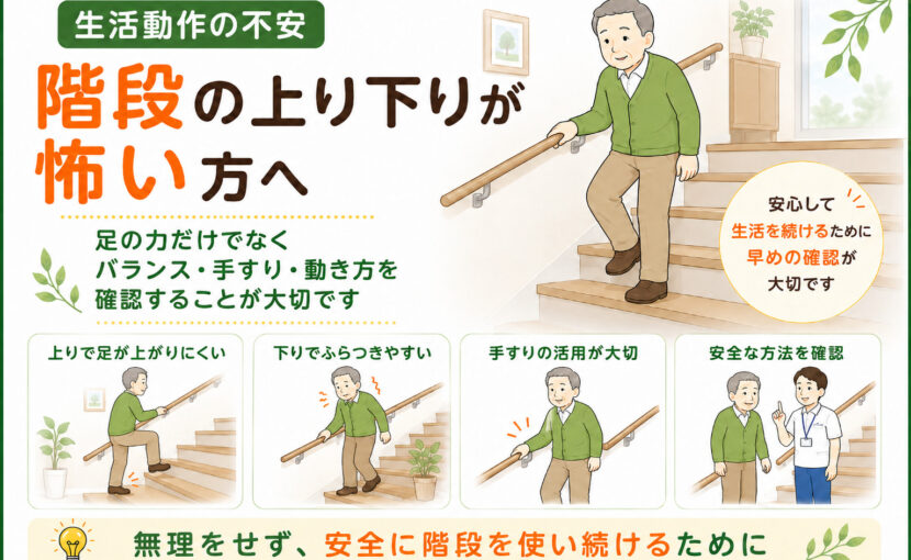 階段の昇り降り