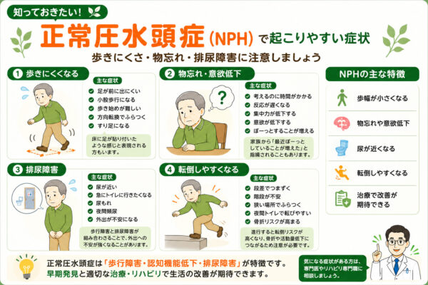 水頭症で起こりやすい症状